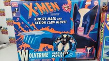 Wolverine X-Men Kid Size Mask Action Claw Glove Accessory Playset Toy Biz Marvel