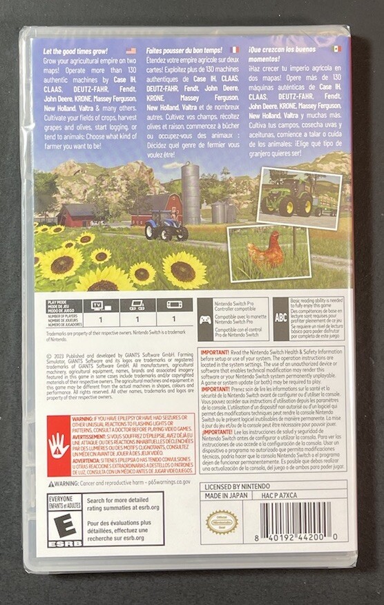 Farming Simulator 23 (Nintendo Switch) NEW