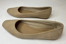 She&in Woman’s Tan Flats- Size 11 Preppy Professional Shoes Plus Size