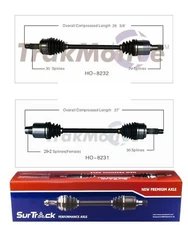 For Honda Odyssey FWD 2007-2010 Pair of Front CV Axle Shafts SurTrack Set