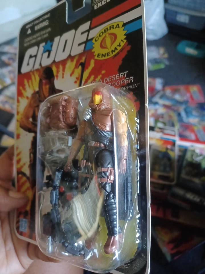 Hasbro 2013 G.I. Figura Joe Exclusiva Escorpión del Desierto Sin usar, en caja, Gijoeclub Foto 2 de 3