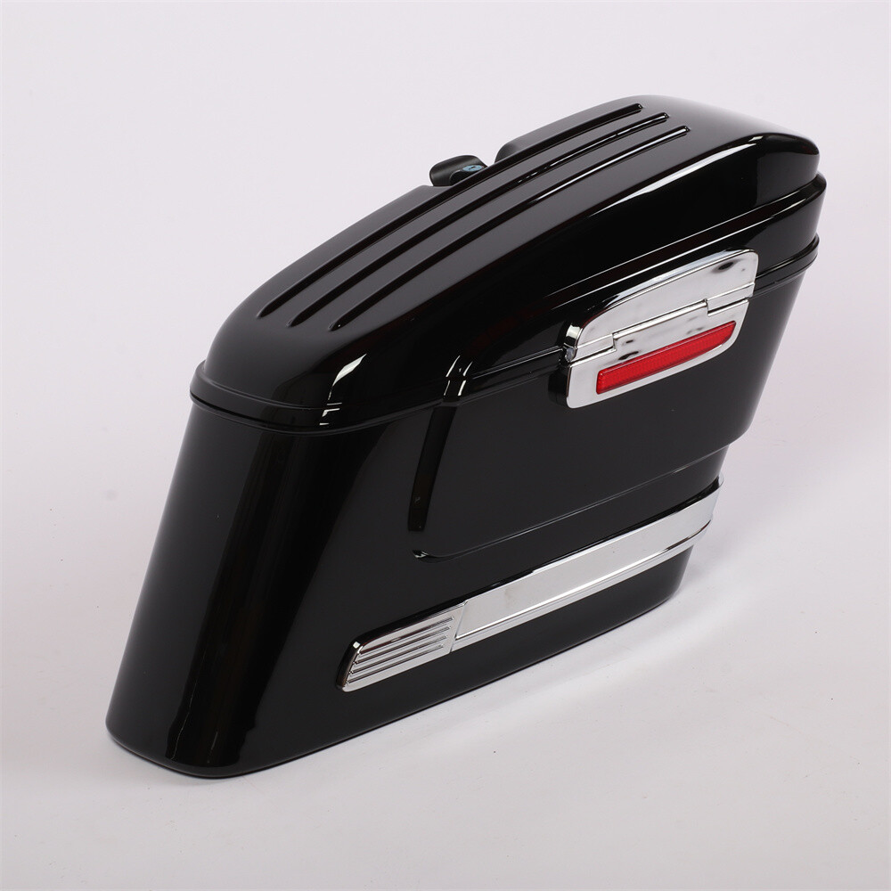 Motorcycle Hard Saddle Bags Saddlebags For Harley Davidson Honda Shadow
