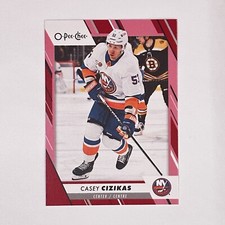 2023-24 O-Pee-Chee Red Border Casey Cizikas #427
