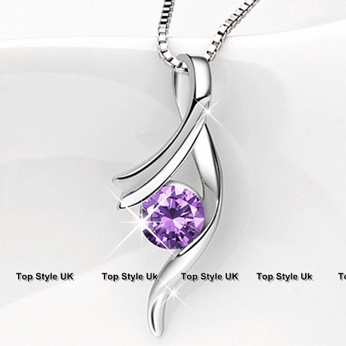 Silver 925 Amethyst Jewellery Xmas Christmas Women Gifts Girls Presents Mum J278 - Picture 9 of 12