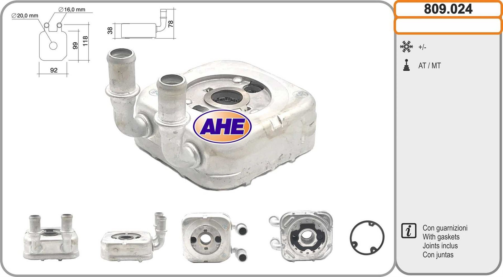 Radiateur d'huile Alfa Romeo 145 1.8 2.0 Twin Spark refroidisseur moteur