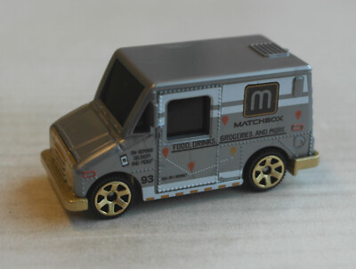 Matchbox Postal Service Delivery Truck grau Food Drinks Groceries MBX Van Mattel