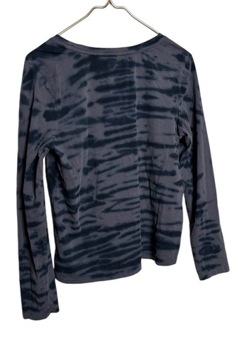 Pact Top Womens Small Gray Tie Dye Far Out Long Sleeve Organic Cotton Shirt Md - Picture 2 of 4