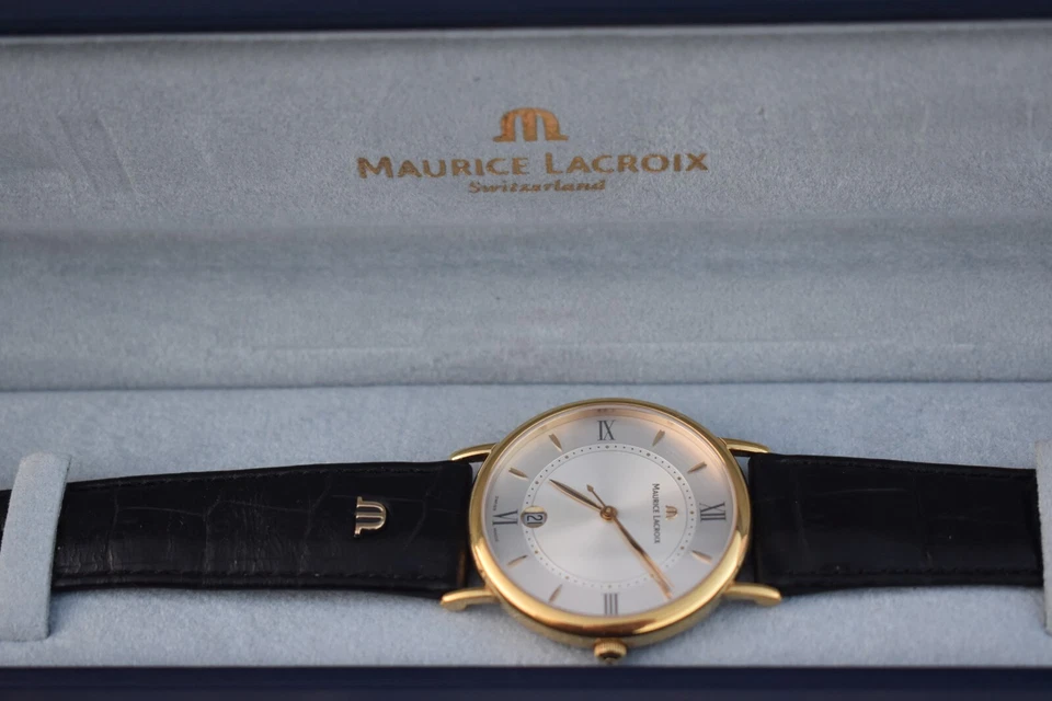 Maurice Lacroix Vitnage Swiss Made Mens Wrist Watch - Ref. No. 69686 -Gold Tone  - Image 2 of 4