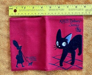 Kiki's Delivery Service Studio Ghibli Red Book Cover w/JiJi Pre-Owned