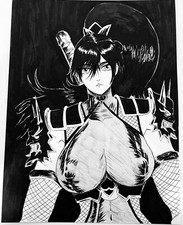 Taki Soul calibur artwork Manga Kawaii Ps5 Xbox Arcade Namco Sony Netflix