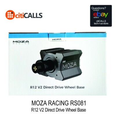 MOZA RACING RS081 R12 V2 12 Nm Direct Drive Wheel Base PC SIM Retail Box