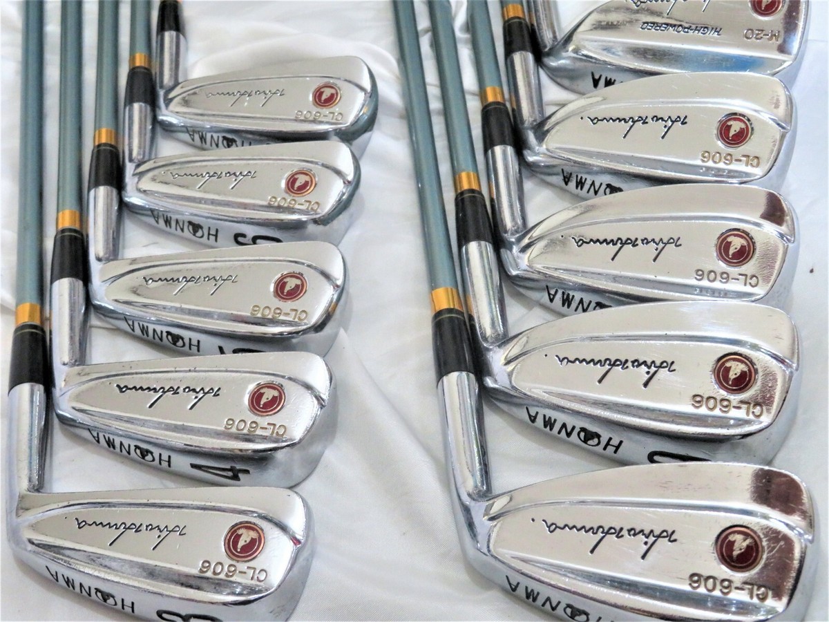 Perfect 10pc Rare Red Mole Honma CL-606 R-FLEX IRONS SET