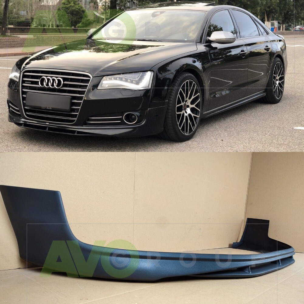 2010-2014 Audi A8 SE 4H A Style Front Bumper Spoiler Lip for AUDI
