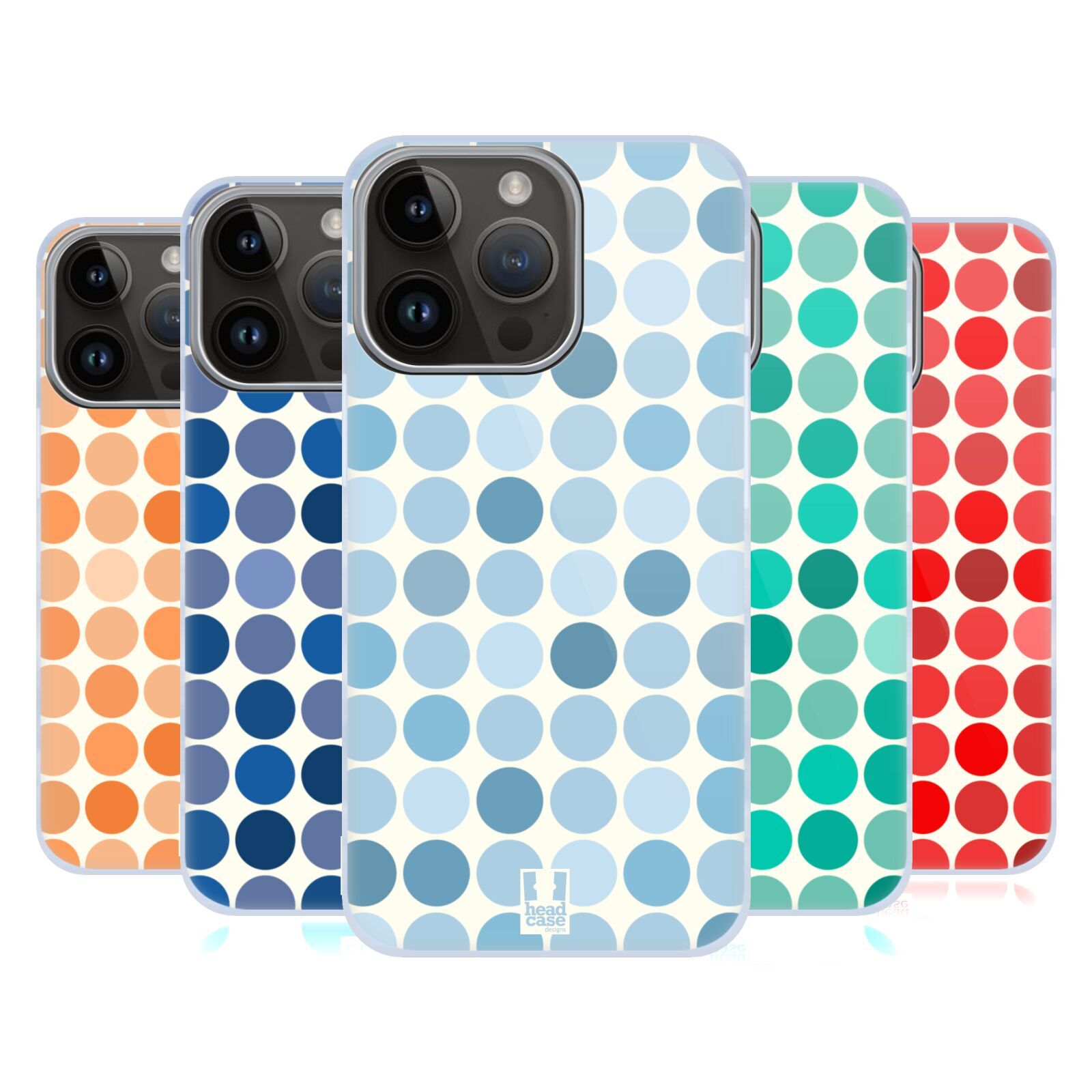 HEAD CASE DESIGNS FANCY SPOT HARD BACK CASE FOR APPLE iPHONE PHONES