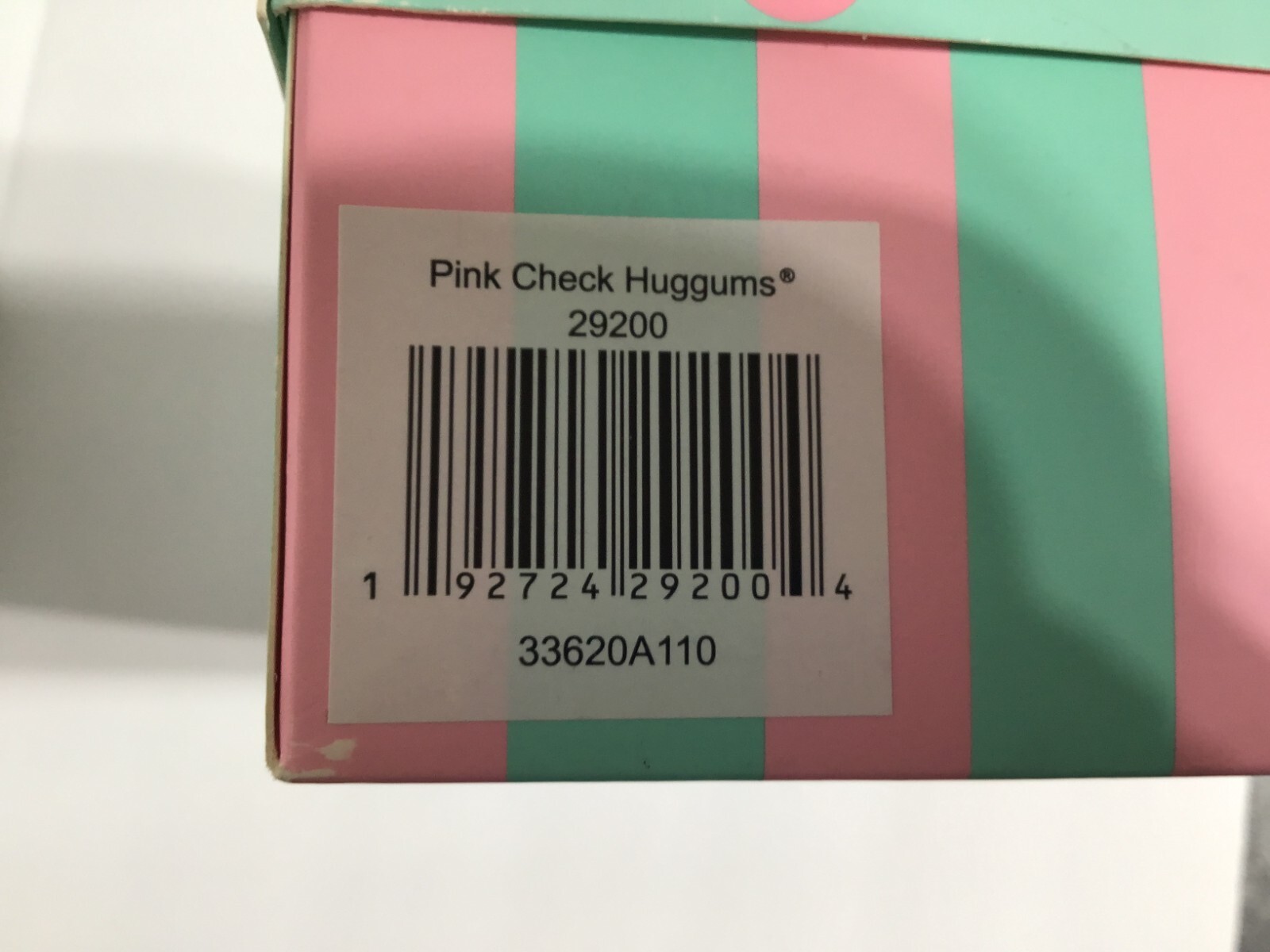 Madame Alexander Pink Check Huggums 11" Doll 29200 1997 New in Box