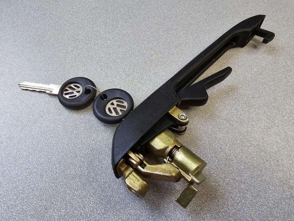 NUEVO GENUINO VW JETTA GOLF PASAJEROS PUERTA EXTERIOR CERRADURA MANIJA CON LLAVE NLA Foto 4 de 4