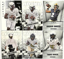 6 Card Rookie LOT DEION SANDERS-SHEDEUR Sanders-TRAVIS HUNTER 2024 Leaf Colorado