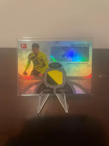 2021-22 TOPPS TIER ONE Bundesliga GIOVANNI REYNA Rookie Sick Patch Auto /10 USA