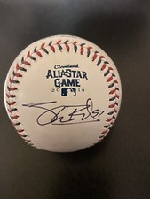 Shane Bieber Signed 2019 All-Star Game Baseball Beckett COA/Hologram