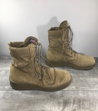 Botas Altama de trabajo de cuero con puntera suave del ejército de combate para hombre talla 10,5 R clima cálido
