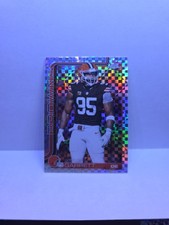 2025 Topps Chrome Myles Garrett #70 Silver X-Fractor Cleveland Browns