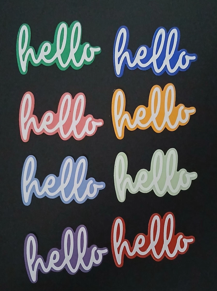 Fustelle Sottili ZAG Per Taglio Carta E Cartoncino - Set Da 6, Perfette Per Scrapbooking, Biglietti E Progetti Creativi