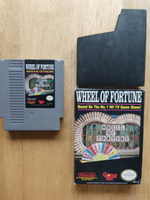 WHEEL of FORTUNE Game (Nintendo Nes) Authentic & Tested Working Box & Dust Cover