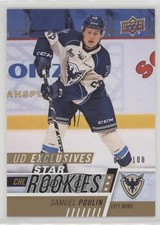 2017-18 Upper Deck CHL Star Rookies Exclusives /100 Samuel Poulin #371 a3i