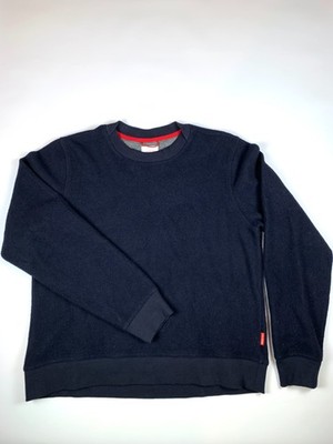 Topo Designs Global Wool Blend Sweater Navy Long Sleeve Women's Large