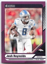 2024 Donruss #294 Josh Reynolds Press Proof Purple