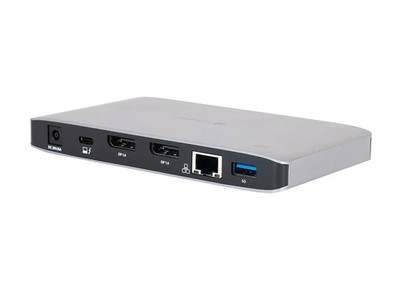Monoprice Thunderbolt 3 USB-C Dock Dual 4K 60Hz DisplayPort Gigabit Ethernet PD