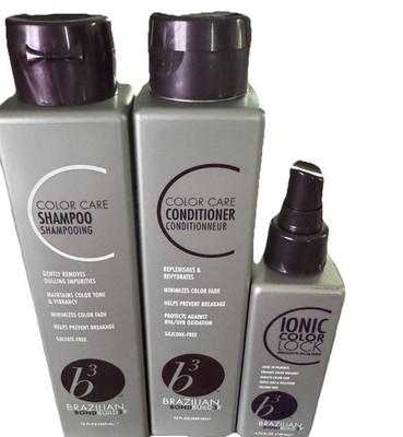 B3 Brazilian Bondbuilder Color Care  Trio Set - Shampoo, Conditioner, 12 fl oz