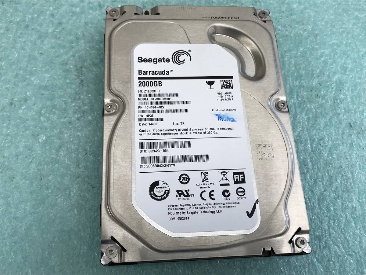 Seagate Barracuda St2000dm001 2tb for sale | eBay