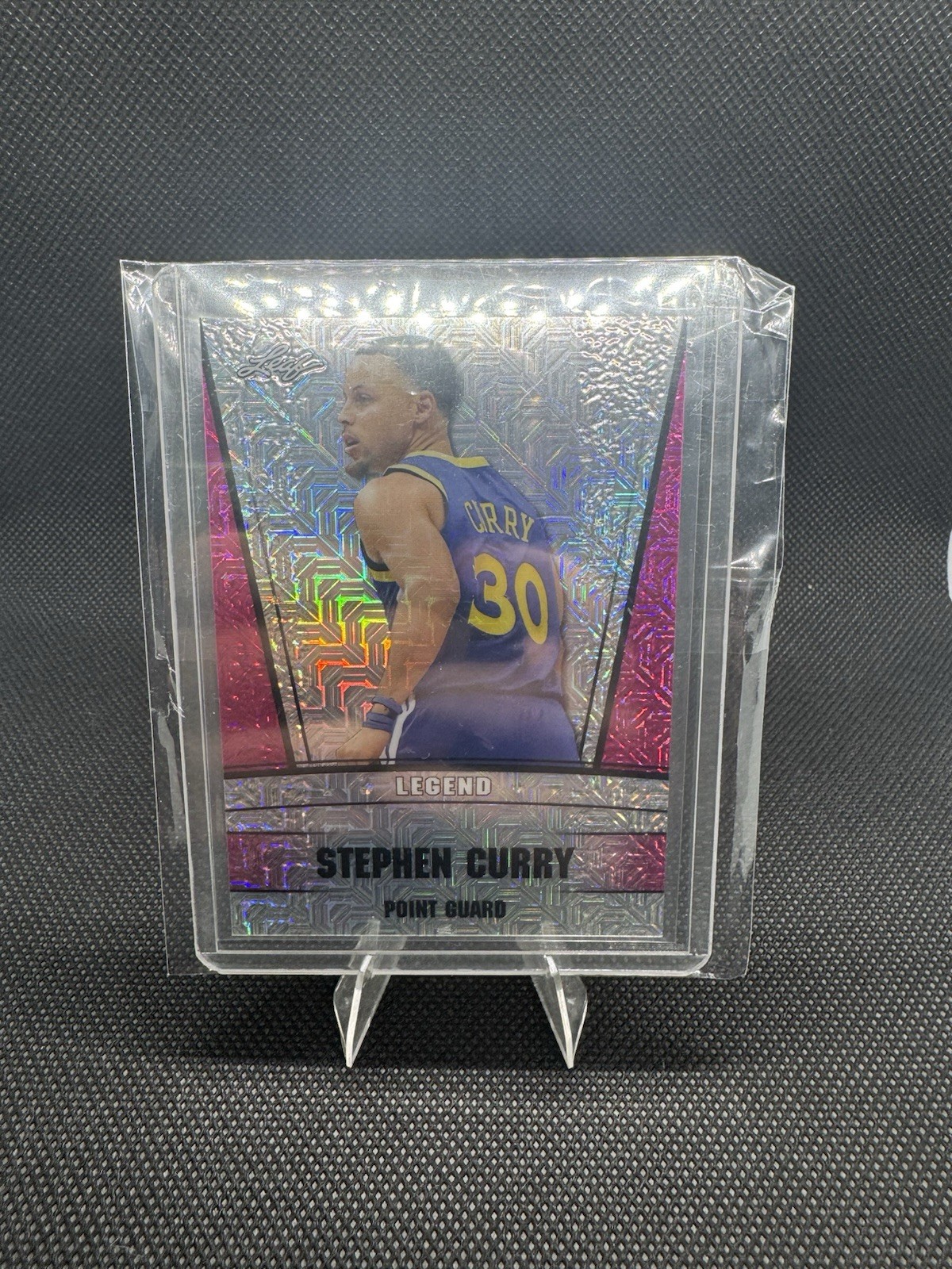 Stephen Curry 2023 Leaf Metal Legend Silver Pink Mojo /10 #LS-23