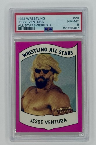 Jesse Ventura #20 1982 Wrestling All Stars Series B card