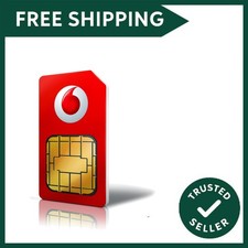 Prepaid Vodafone SIM Cards - Pay As You Go, LTE, 30-Day Plans Included