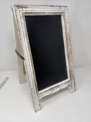 Rustic Distressed Tabletop A-Frame Chalkboard - Hobby Lobby Small Menu Board MDF