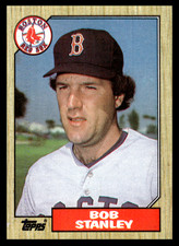 1987 Topps Bob Stanley #175 Boston Red Sox MLB Baseball Base Set