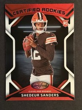 2025 Certified Football Shedeur Sanders Certified Rookies RC #CRK-SSS Browns