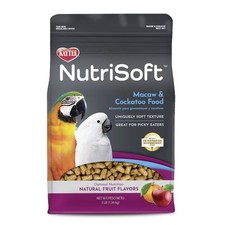 Bird Food Macaw Cockatoo Nutri Soft 3 Pound Kaytee treats natural healthy