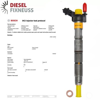 0445117010 Diesel Injector   Common Rail Fuel Injector