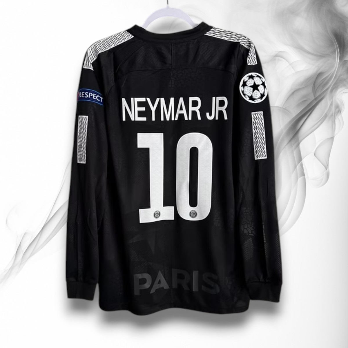 ネイマールJR ユニフォーム　PSG 長袖 PSG 2017/2018 Neymar JR #10 UCL Third Long Sleeve Jersey | eBay