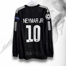 Maglia manica lunga PSG 2017/2018 Neymar JR #10 UCL terza