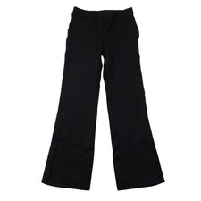 Quince Ultra-Stretch Ponte Bootcut Pants Women M Petite Black Rayon Blend