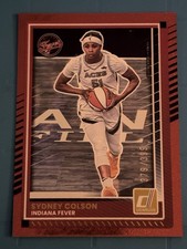 Sydney Colson 2025 Panini Donruss WNBA Red Shimmer #9 Fever 379/399