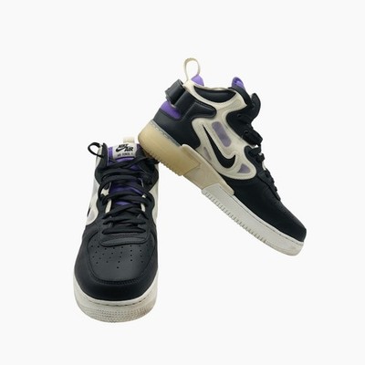 Nike Air Force 1 Mid React 'Off Noir Action Grape' DQ1872-001 Sz 11