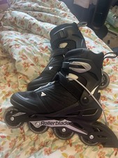 Rollerblade Zetrablade Men's Inline Skates Black/Silver Size 10