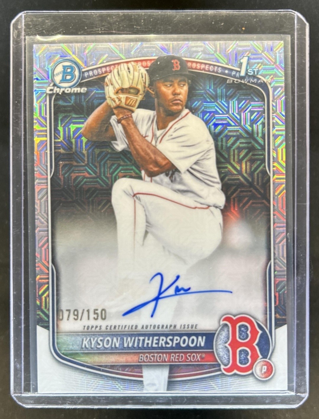2025 Bowman Draft Kyson Witherspoon Chrome Auto HTA Choice Refractor 1st #/150