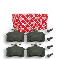febi Bilstein Bremsbelagsatz, Scheibenbremse 16144 FüR Audi, Hinterachse