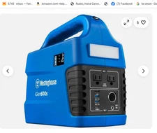 Westinghouse iGen600s - Portable Power Station - Blue for Parts/ restore